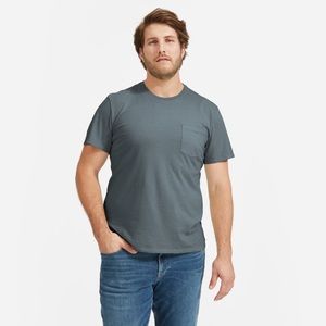 Dark Slate Small Everlane Pocket Tee